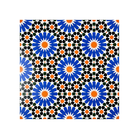 Sahara Splendor  Moroccan Style  Matte Ceramic Tile  Pattern 303