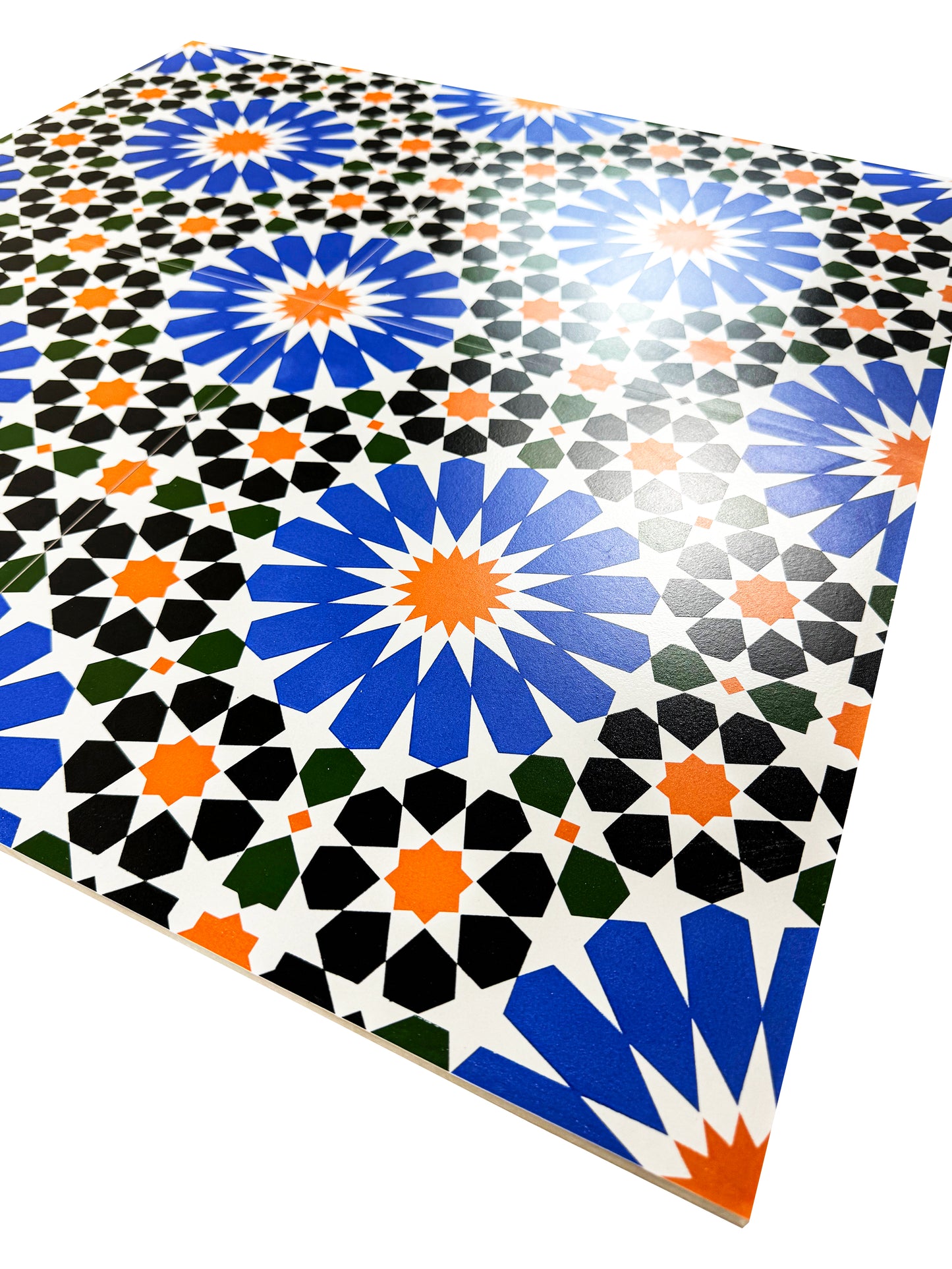 Sahara Splendor  Moroccan Style  Matte Ceramic Tile  Pattern 303
