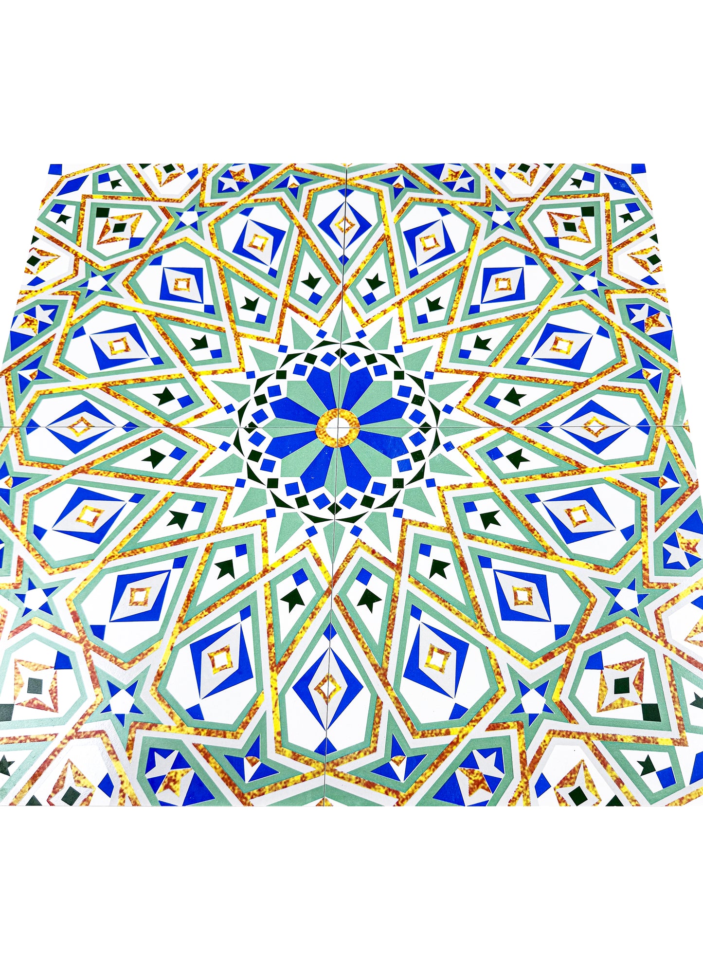 Sahara Splendor  Moroccan Style  Matte Ceramic Tile  Pattern 304