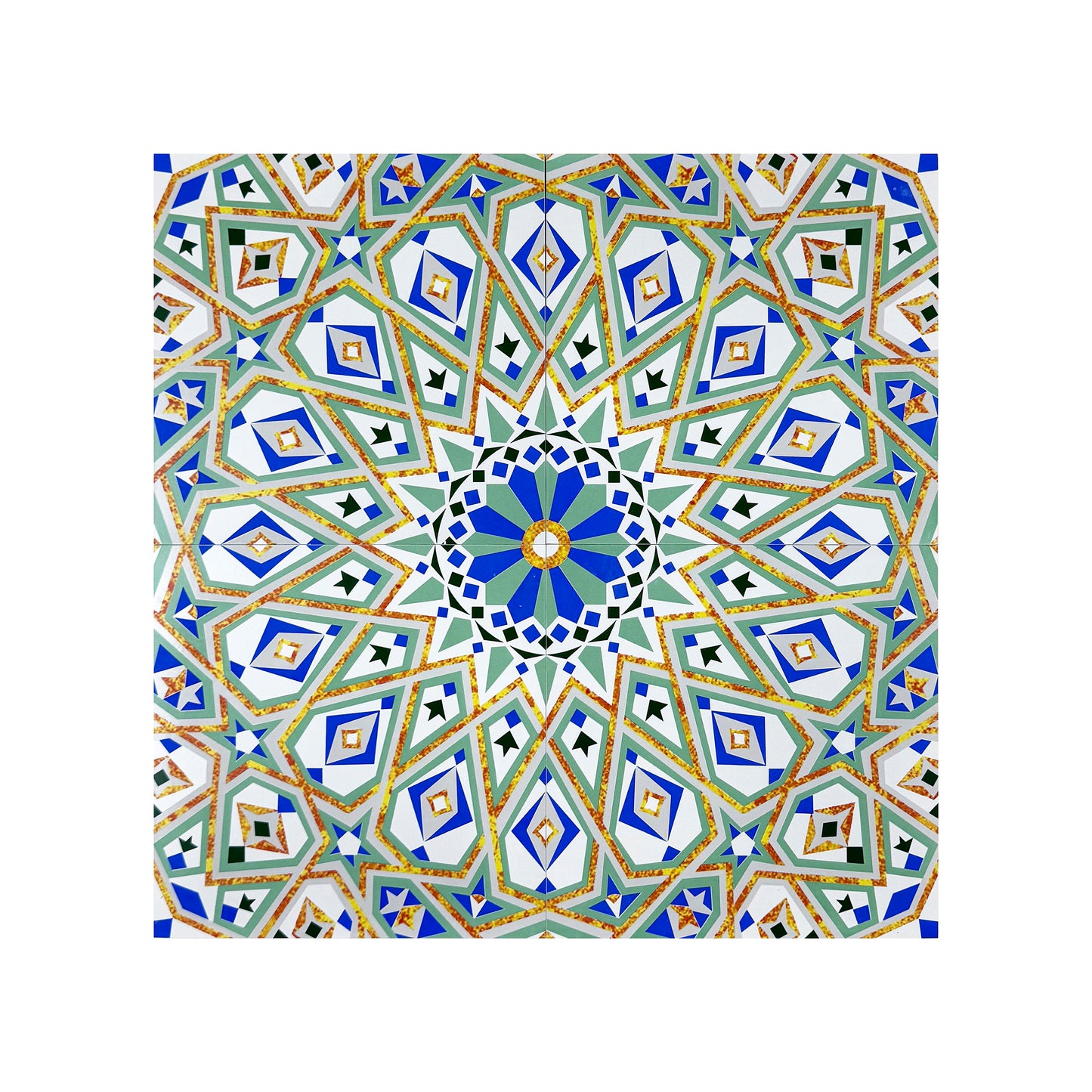 Sahara Splendor  Moroccan Style  Matte Ceramic Tile  Pattern 304