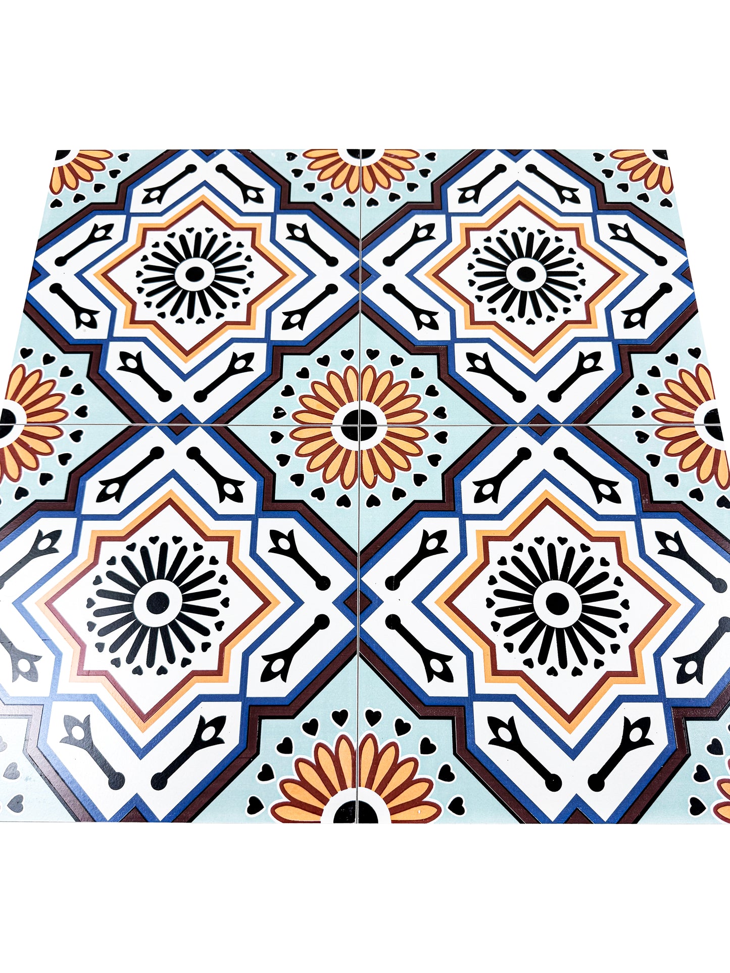Sahara Splendor  Moroccan Style  Matte Ceramic Tile  Pattern 310