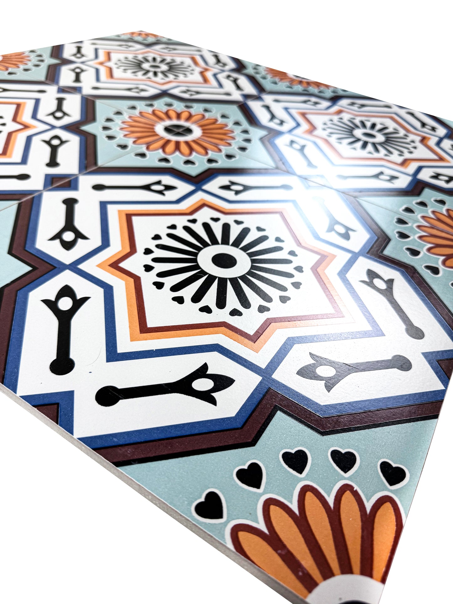 Sahara Splendor  Moroccan Style  Matte Ceramic Tile  Pattern 310