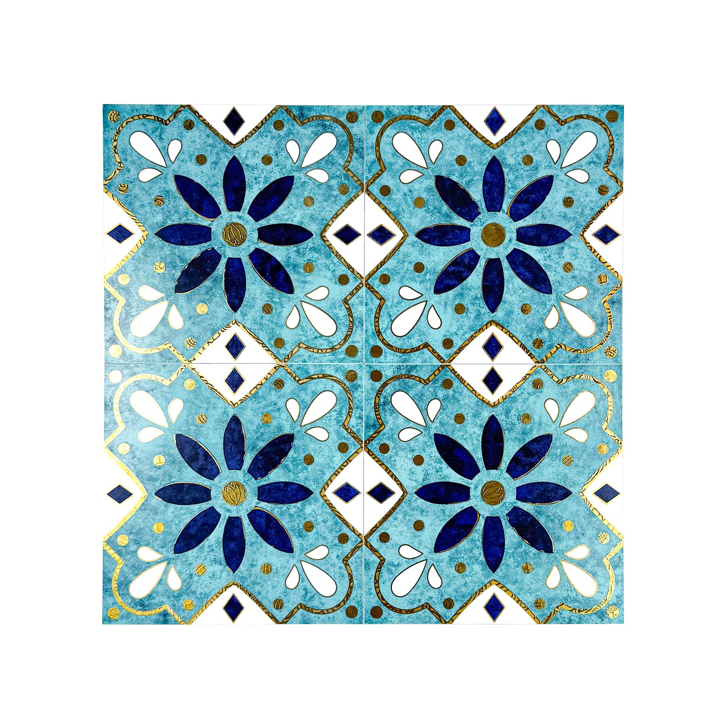 Sahara Splendor Series Moroccan Style  Matte Ceramic Tile  Pattern 322