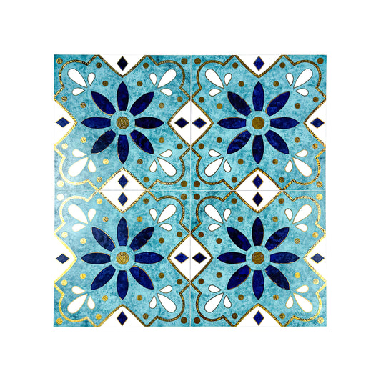Sahara Splendor Series Moroccan Style  Matte Ceramic Tile  Pattern 322