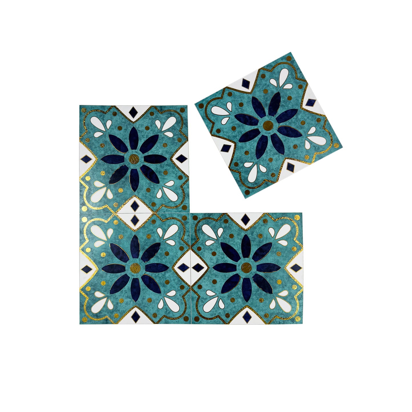Sahara Splendor Series Moroccan Style  Matte Ceramic Tile  Pattern 322