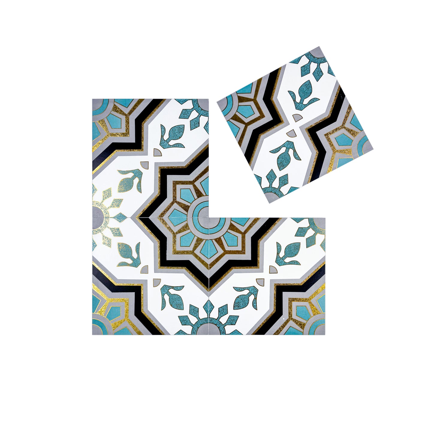 Sahara Splendor Series Moroccan Style  Matte Ceramic Tile  Pattern 326