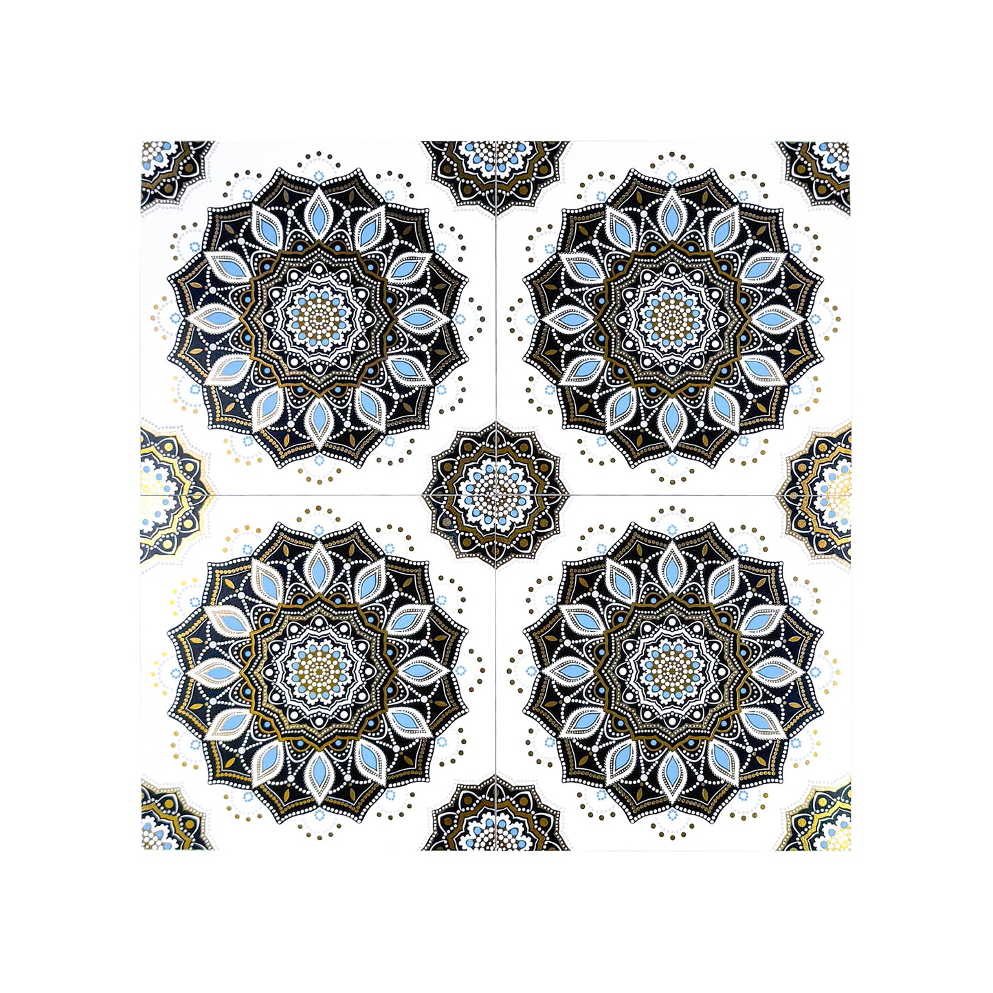 Sahara Splendor Series Moroccan Style  Matte Ceramic Tile  Pattern 327