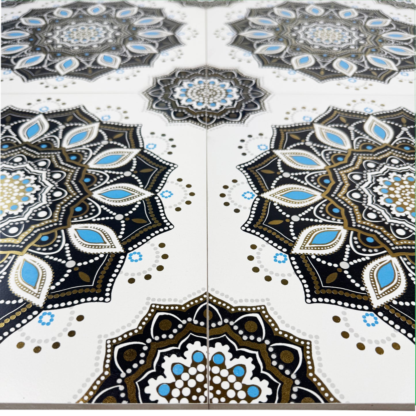 Sahara Splendor Series Moroccan Style  Matte Ceramic Tile  Pattern 327