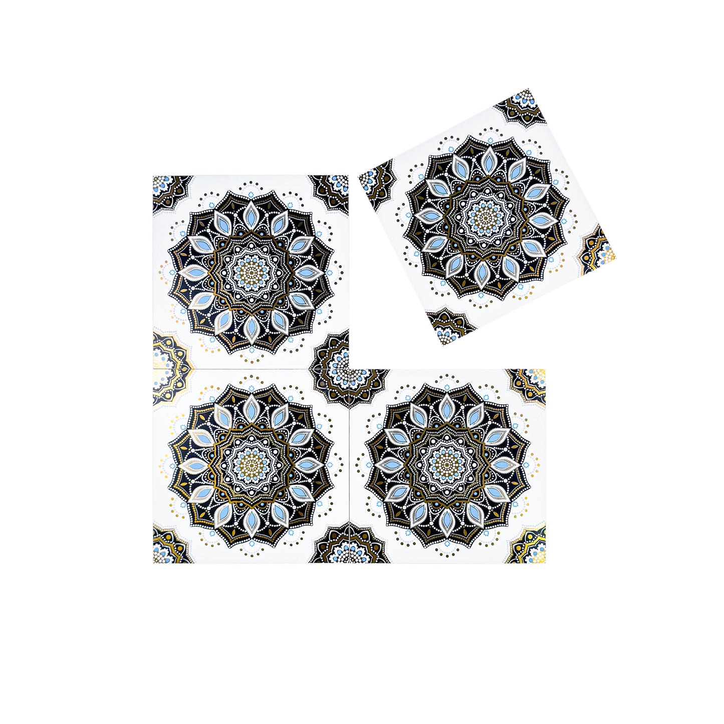 Sahara Splendor Series Moroccan Style  Matte Ceramic Tile  Pattern 327