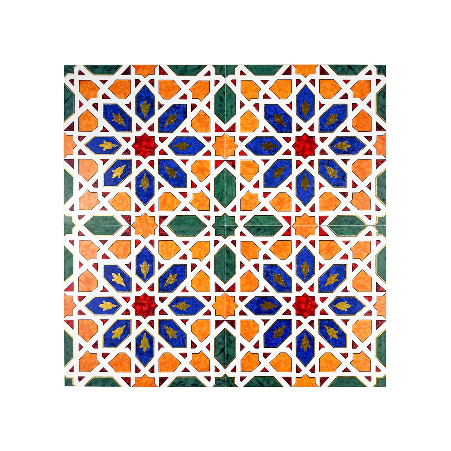Sahara Splendor Series Moroccan Style  Matte Ceramic Tile  Pattern 328