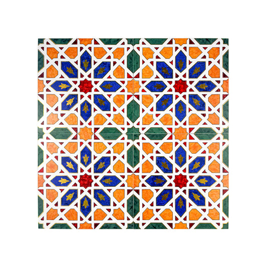 Sahara Splendor Series Moroccan Style  Matte Ceramic Tile  Pattern 328