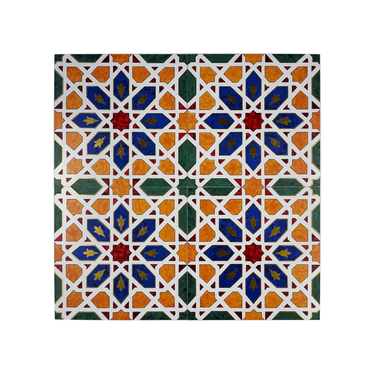 Sahara Splendor Series Moroccan Style  Matte Ceramic Tile  Pattern 328