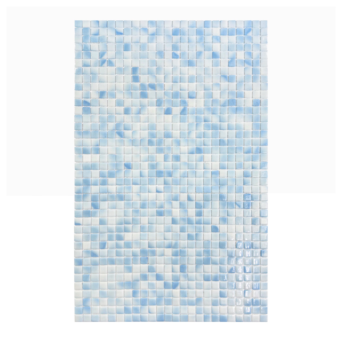 European Mosaic Series Nile Blue & cerulean blue  Recycled Glass Mosaic