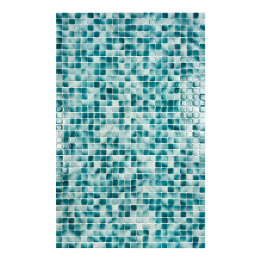 European Mosaic Series saga green & forest green Recycled Glass