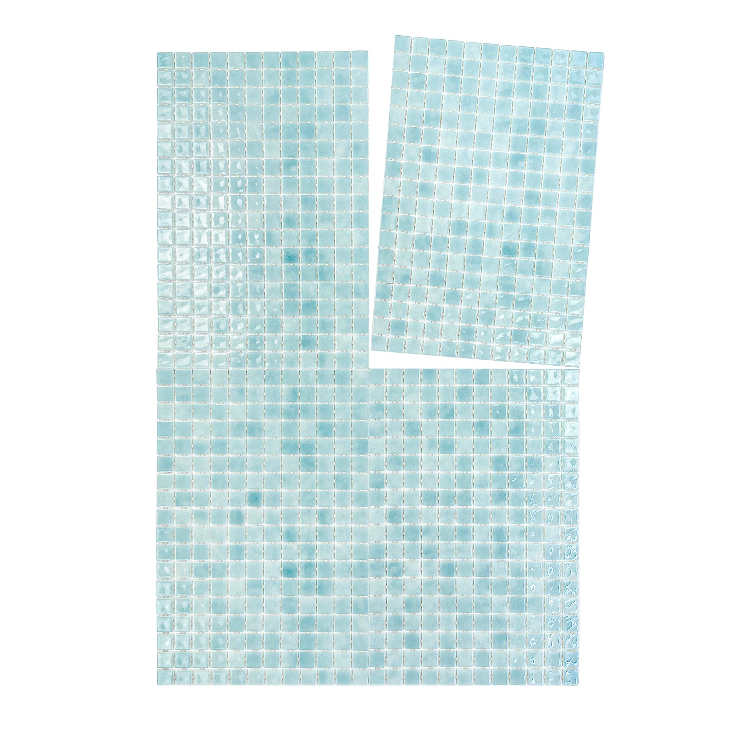 Spanish Mosaic Series Nile Blue Recycled Glass Mosaic