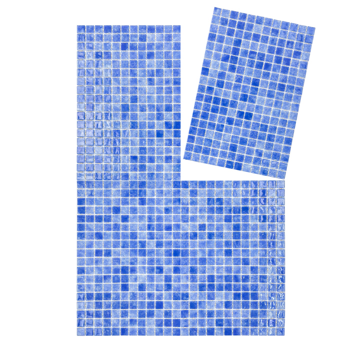 Spanish Mosaic Series Cobalt Blue Recycled Glass Mosaic