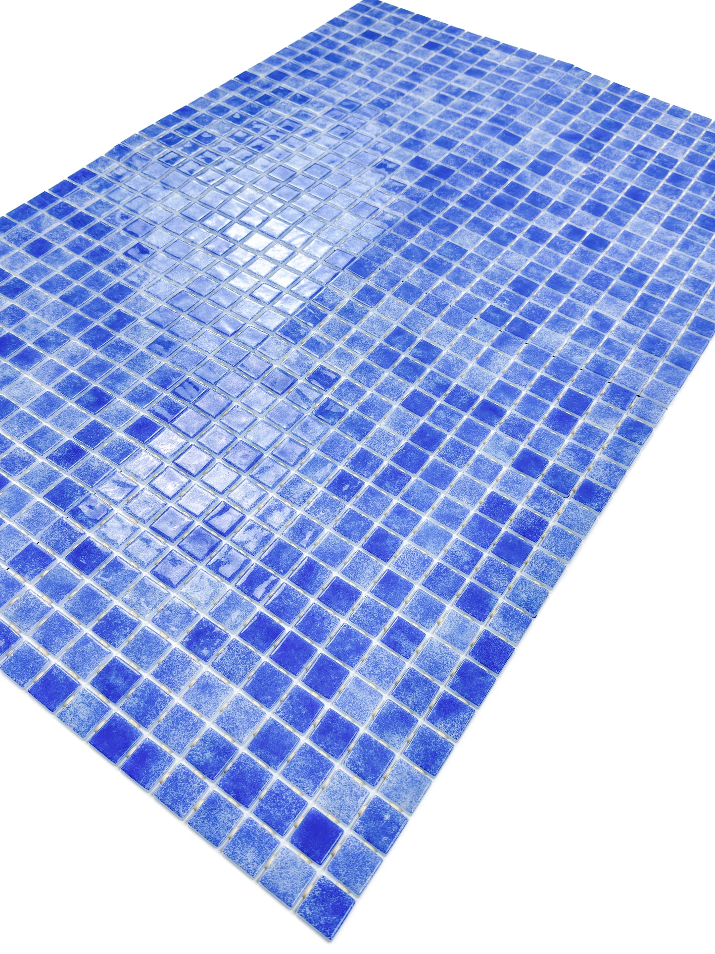 Spanish Mosaic Series Cobalt Blue Recycled Glass Mosaic