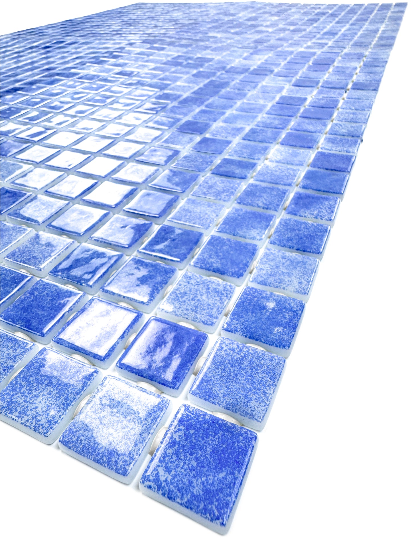 Spanish Mosaic Series Cobalt Blue Recycled Glass Mosaic