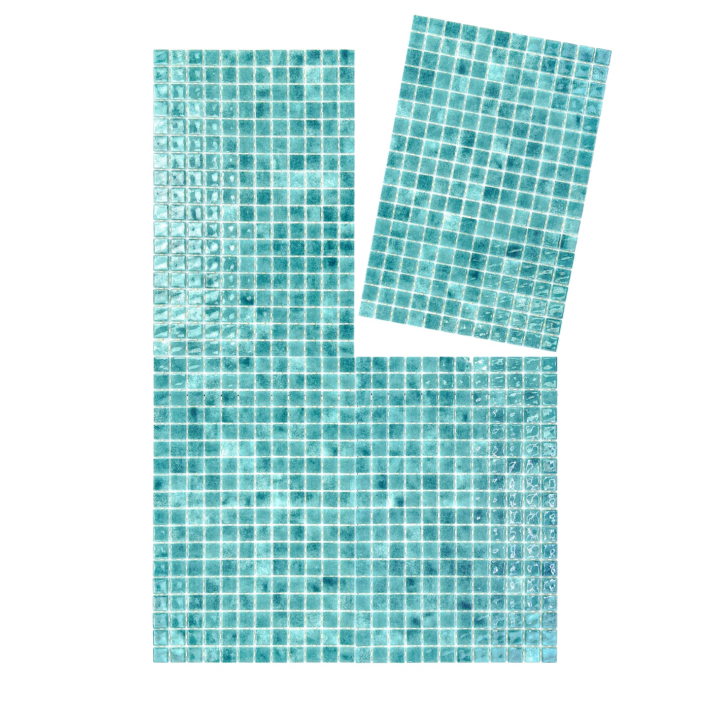 Spanish Mosaic Series Jungle Green Recycled Glass Mosaic