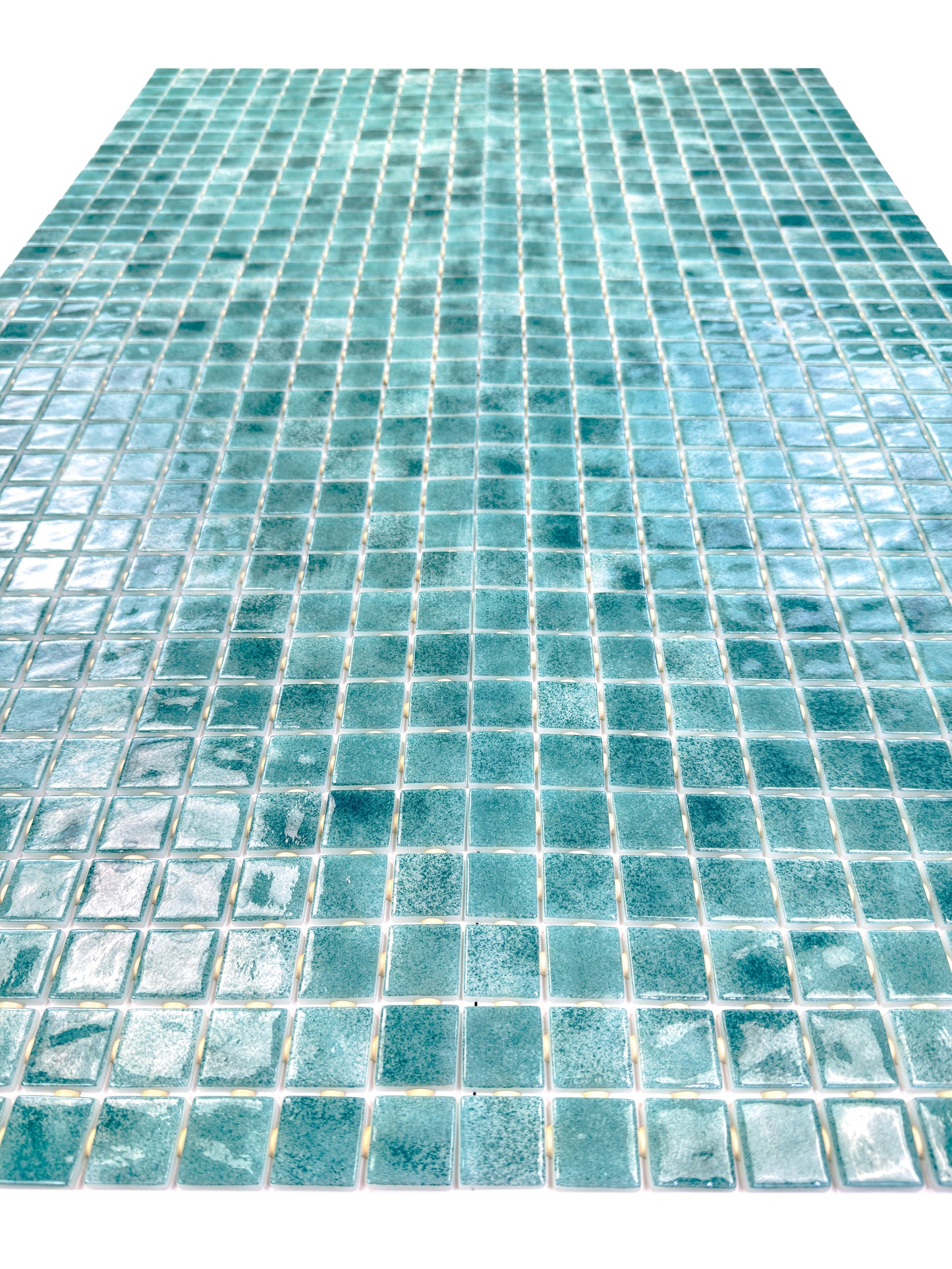 Spanish Mosaic Series Jungle Green Recycled Glass Mosaic