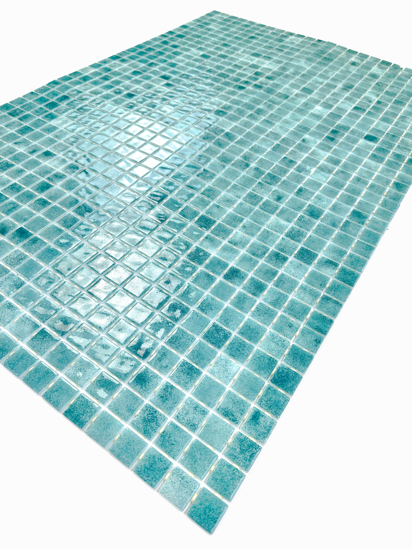 Spanish Mosaic Series Jungle Green Recycled Glass Mosaic
