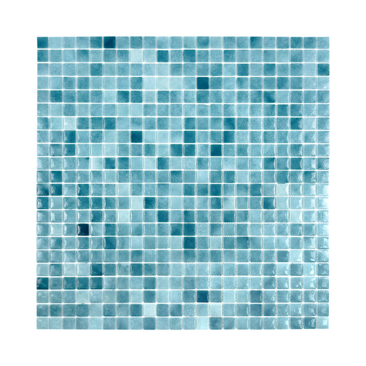 Regal Europe Series Saga Green Glossy Recycled Glass Mosaic