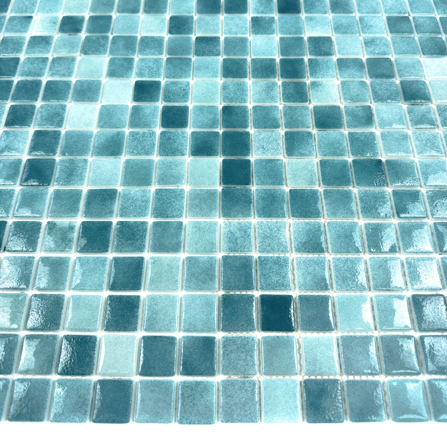 Regal Europe Series Saga Green Glossy Recycled Glass Mosaic