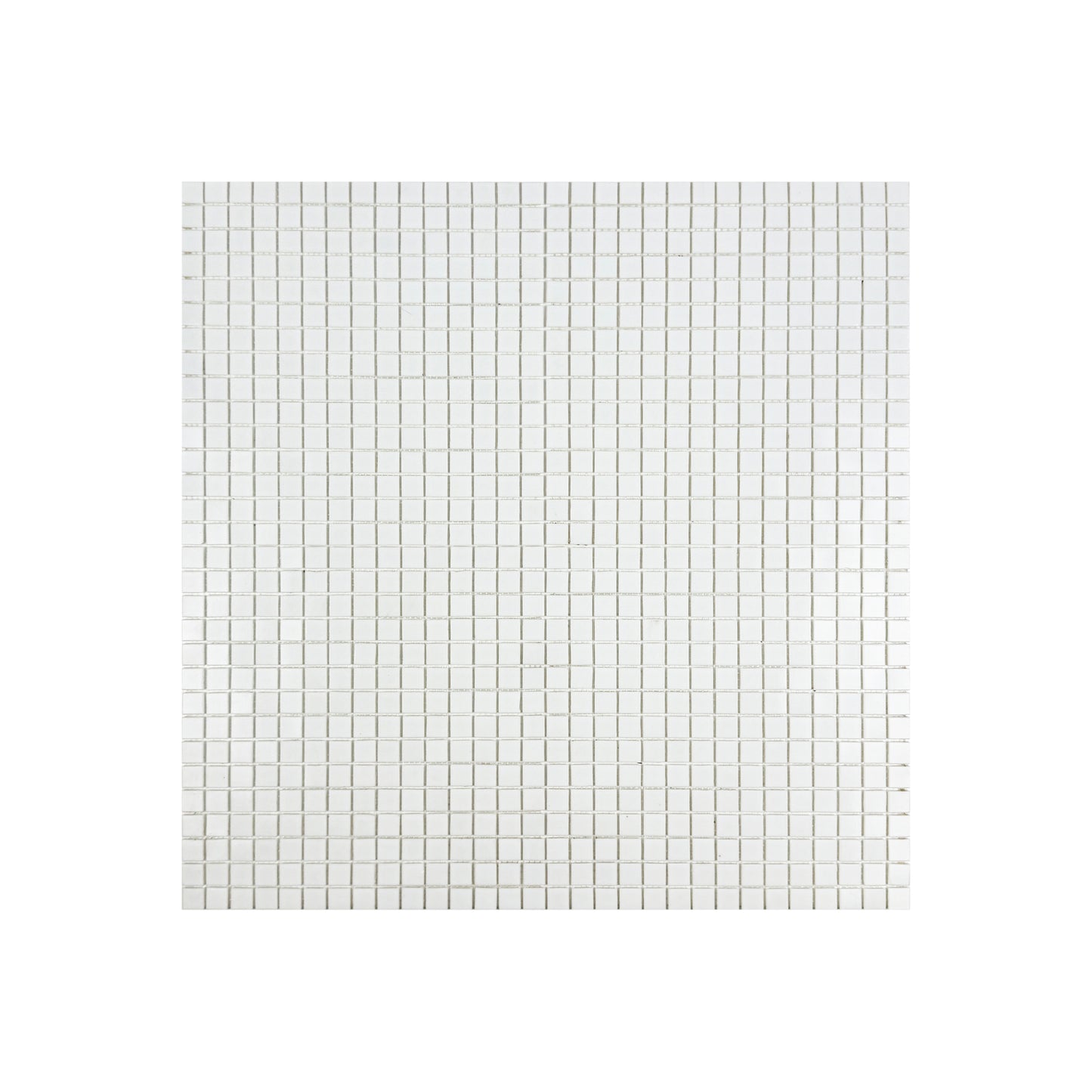 Serene Spectrum White Hot Melt Glass Mosaic