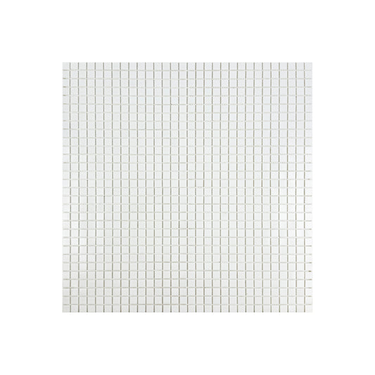 Serene Spectrum White Hot Melt Glass Mosaic