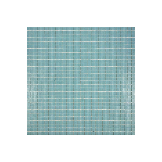 Serene Spectrum Sky Blue Hot Melt Glass Mosaic