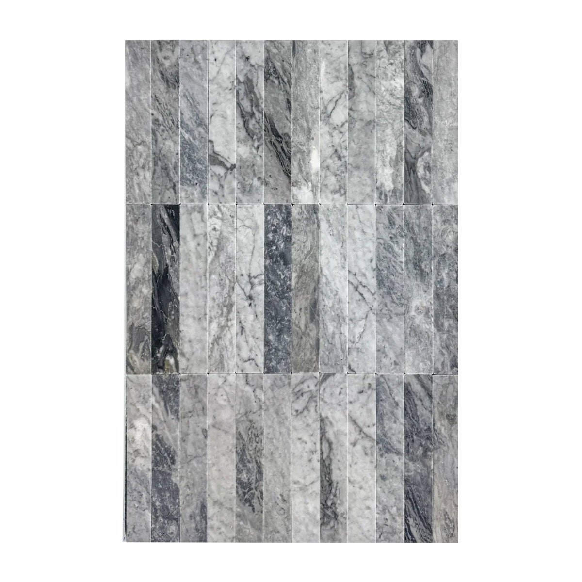 Verona Series Bardiglio Tumble & Brush Surface Marble Tile