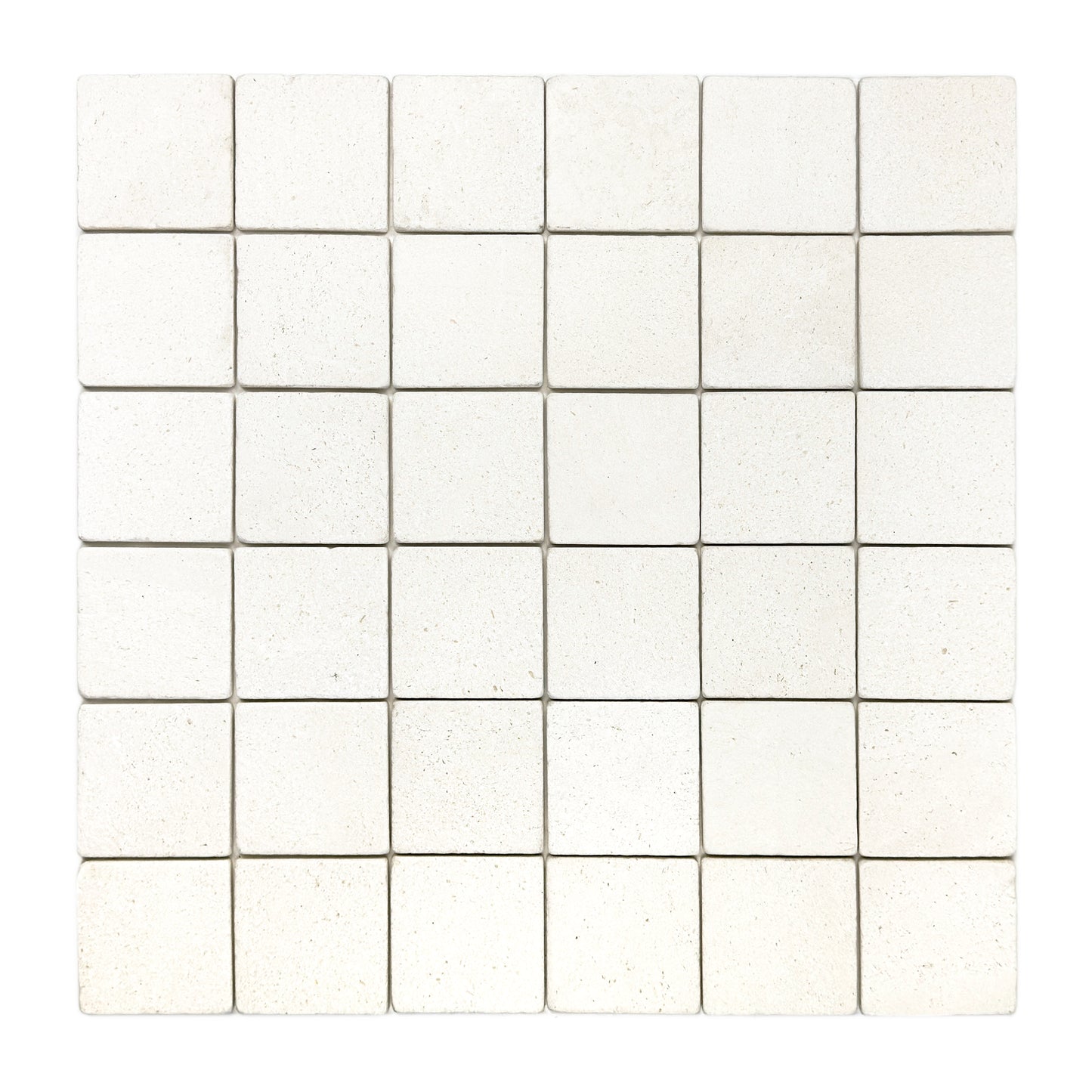 Rome Vestige Series Square Crema Pinta Limestone Tumble & Brush Leather Surface Marble Tile
