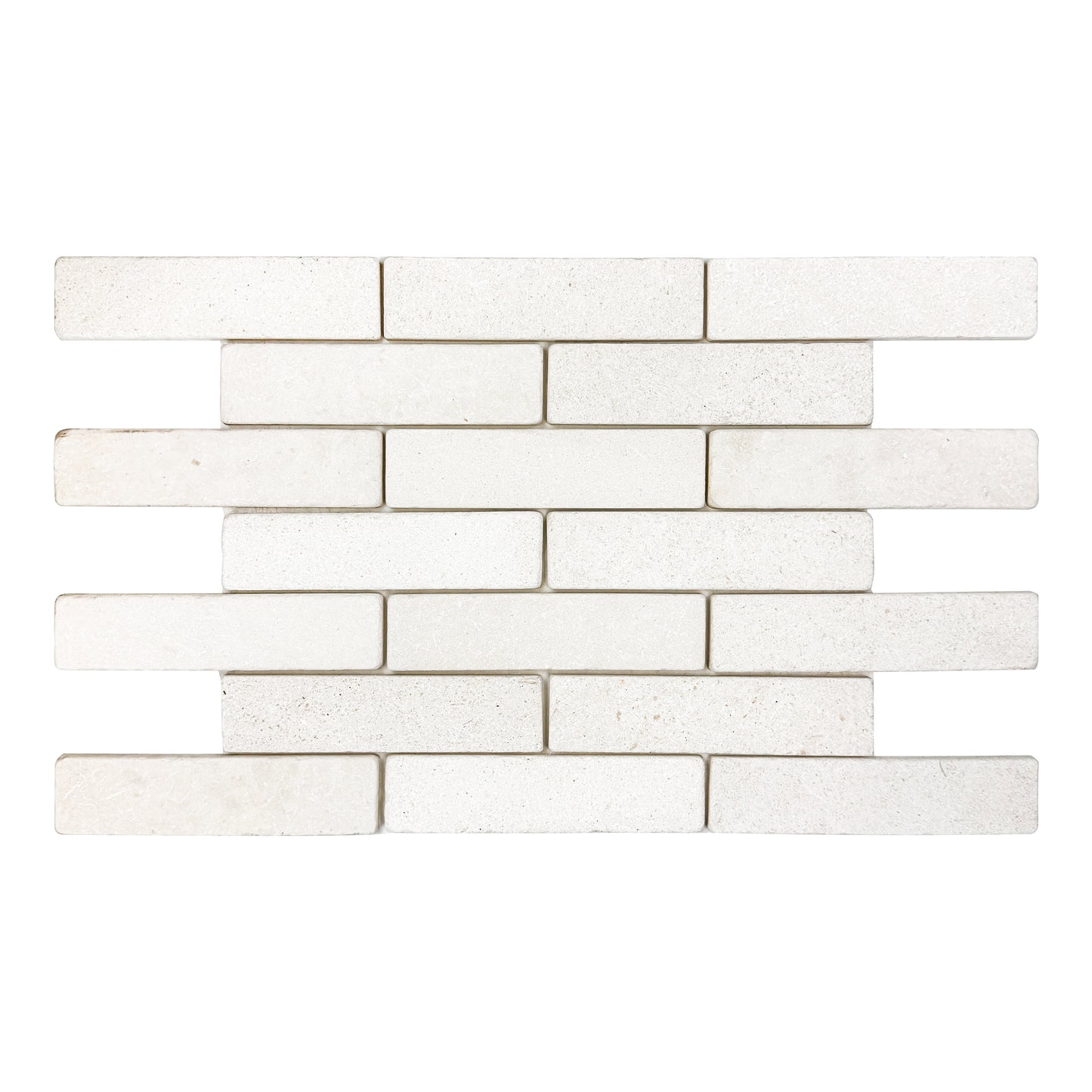 Rome Vestige Series Rectangle Crema Pinta Limestone Tumble & Brush Leather Surface Marble Tile