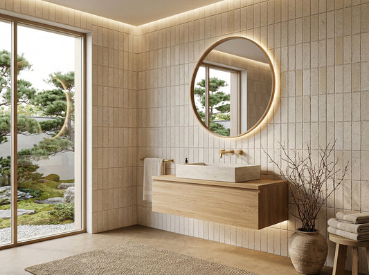 Rome Vestige Series Rectangle Crema Pinta Limestone Tumble & Brush Leather Surface Marble Tile