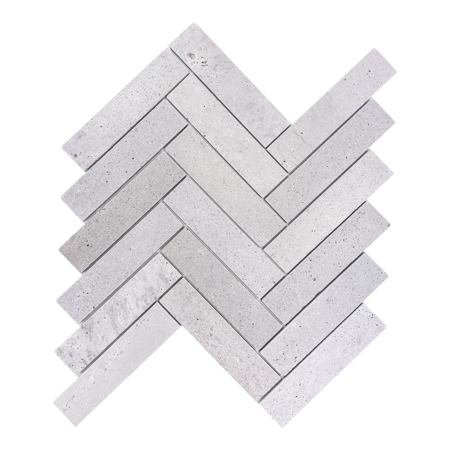 Rome Vestige Series Rectangle Kwong Sal White Travertine Tumble & Brush Leather Surface Marble Tile