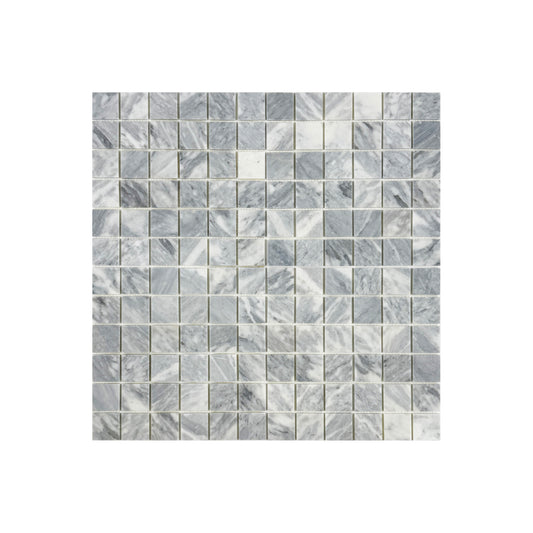 Palace Royale Series Bardiglio Polished Square  Marble Mosaic