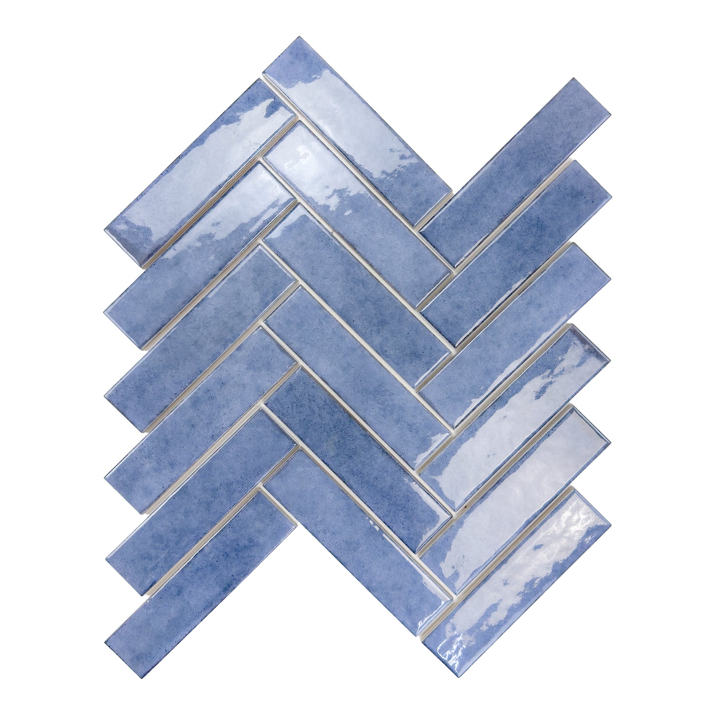 Positano Series Anchor Grey Glossy Porcelain Artisanal Tile