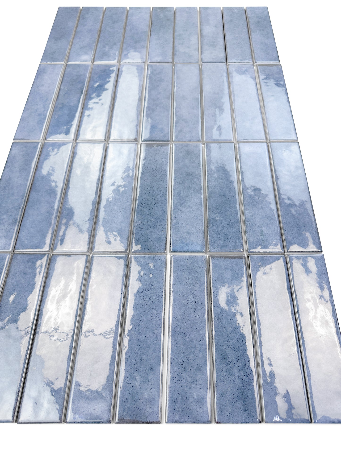 Positano Series Anchor Grey Glossy Porcelain Artisanal Tile