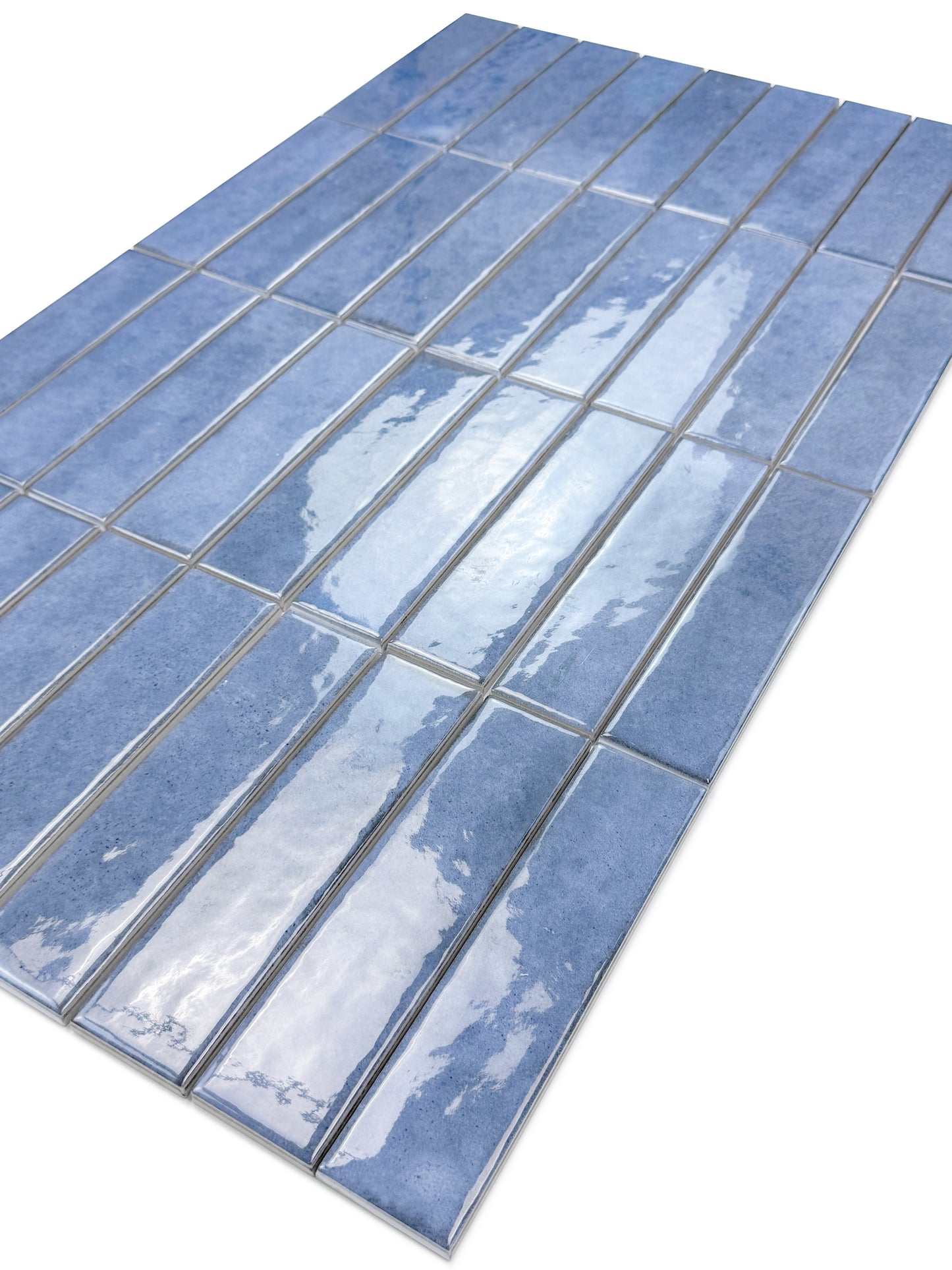 Positano Series Anchor Grey Glossy Porcelain Artisanal Tile