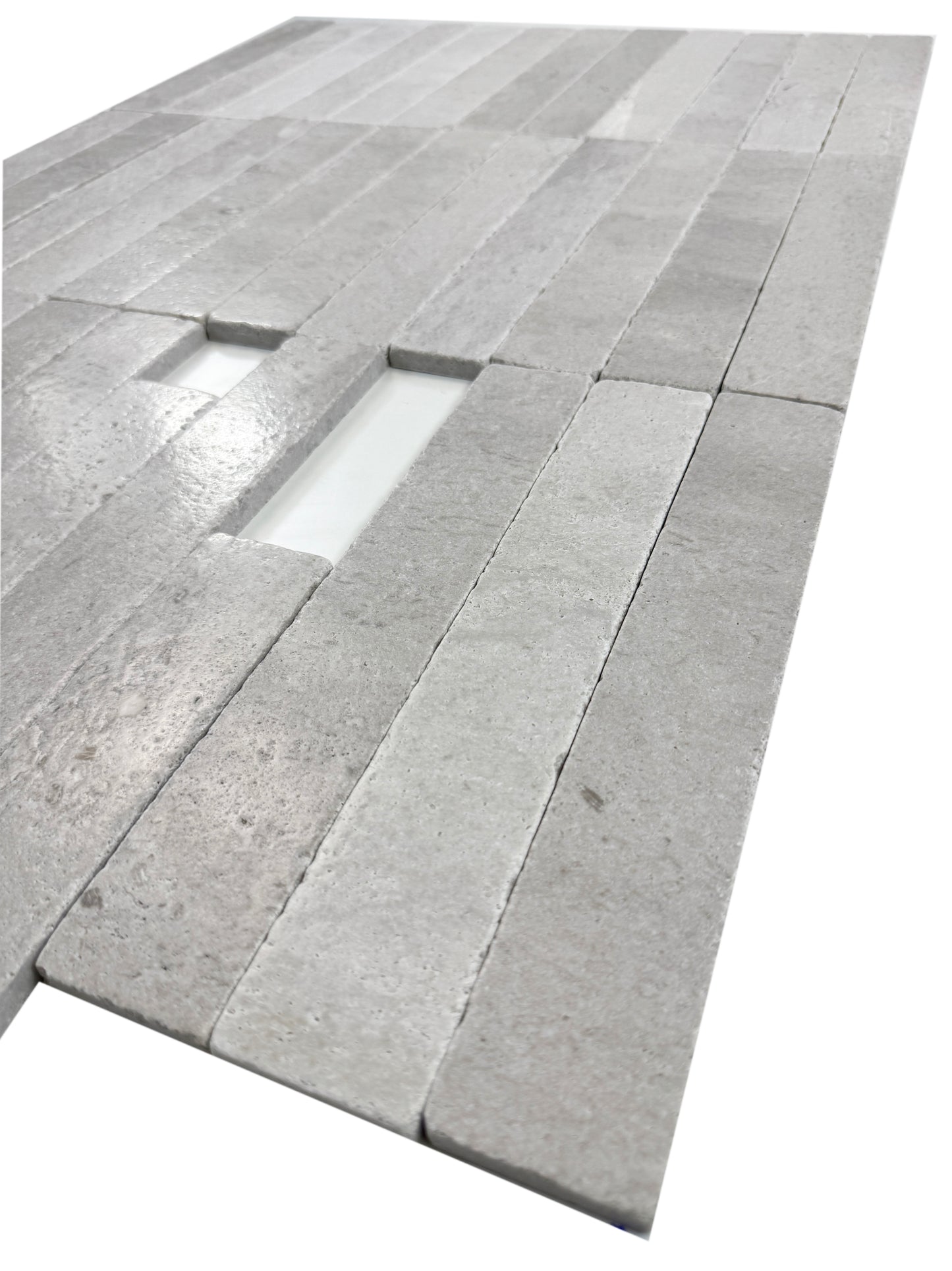 Verona Series Light Travertine Tumble & Brush Surface Marble