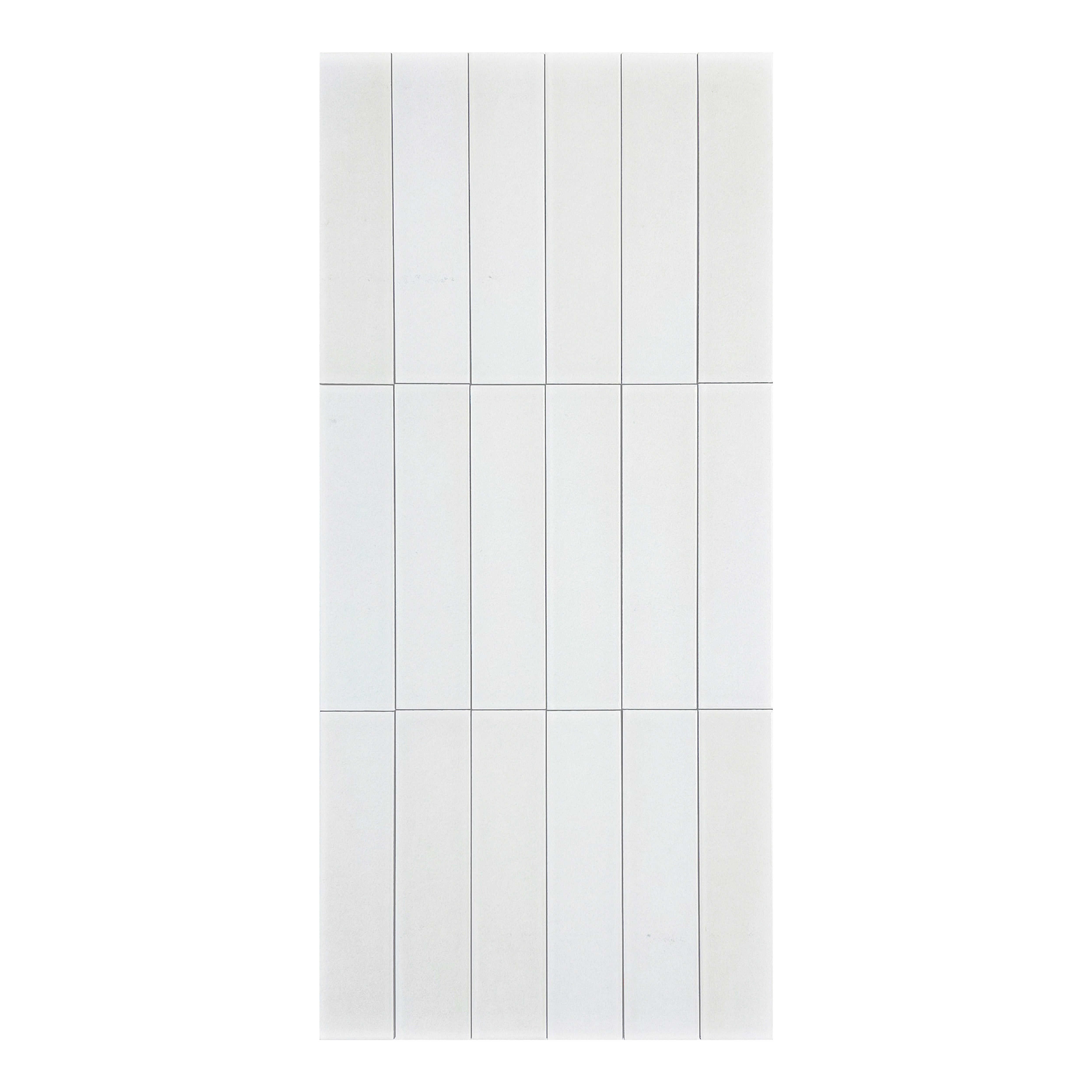 White smoke Matte Porcelain Artisanal Tile – MOSYCLE