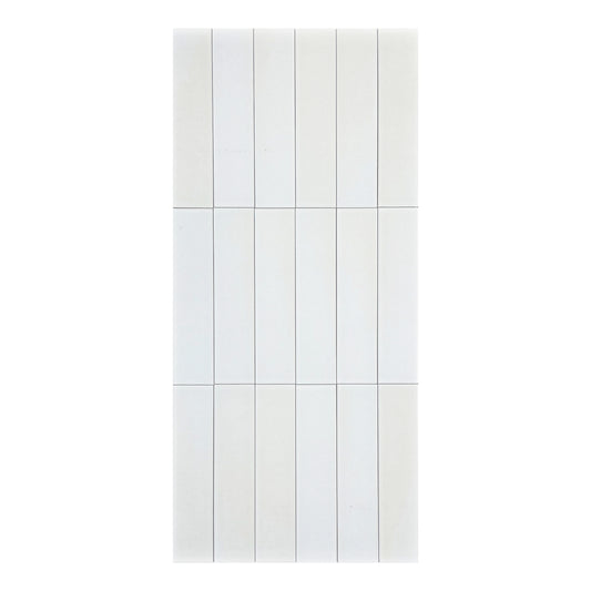 White smoke Matte Porcelain Artisanal Tile
