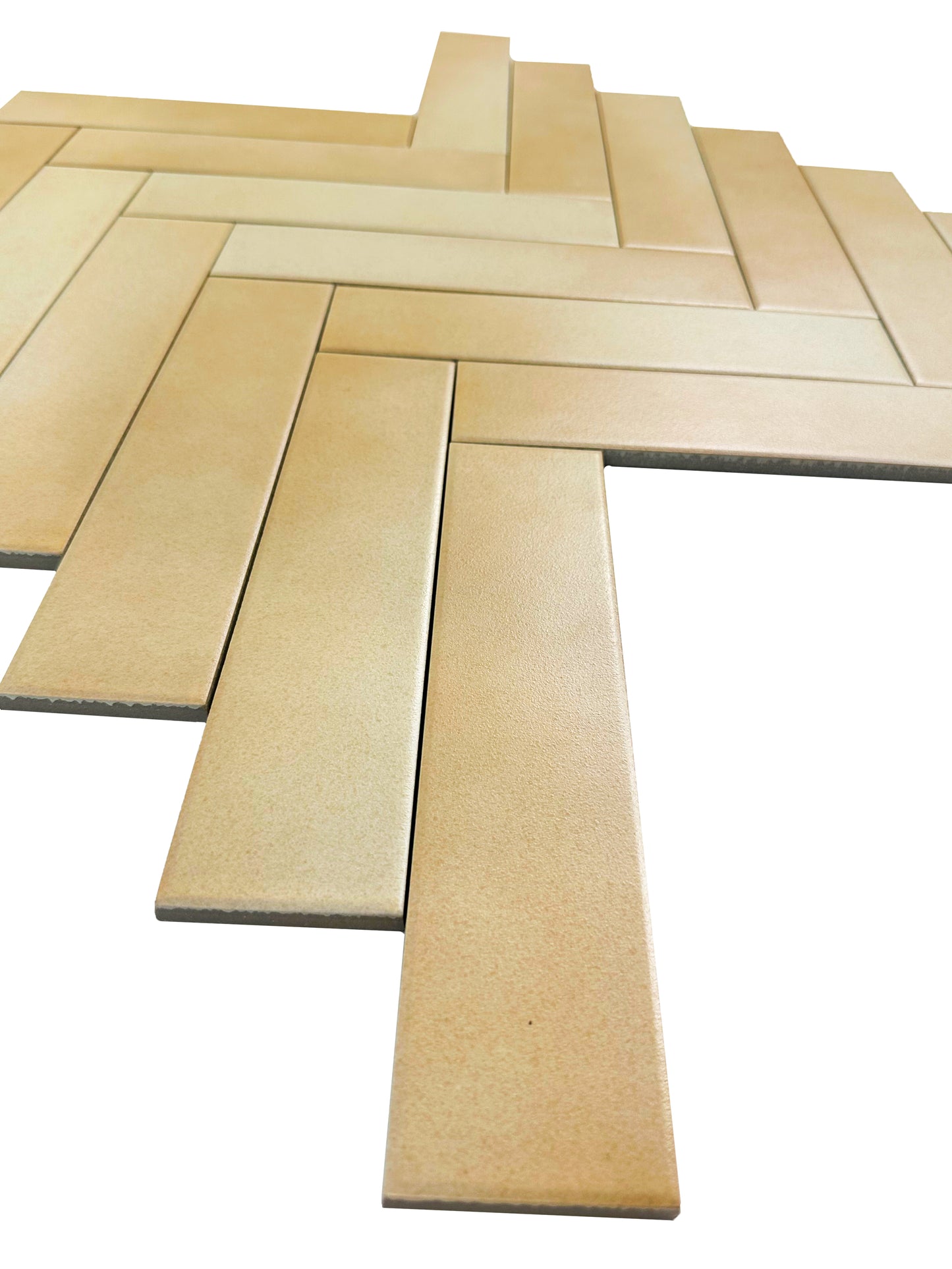 Light brown Matte Porcelain Artisanal Tile