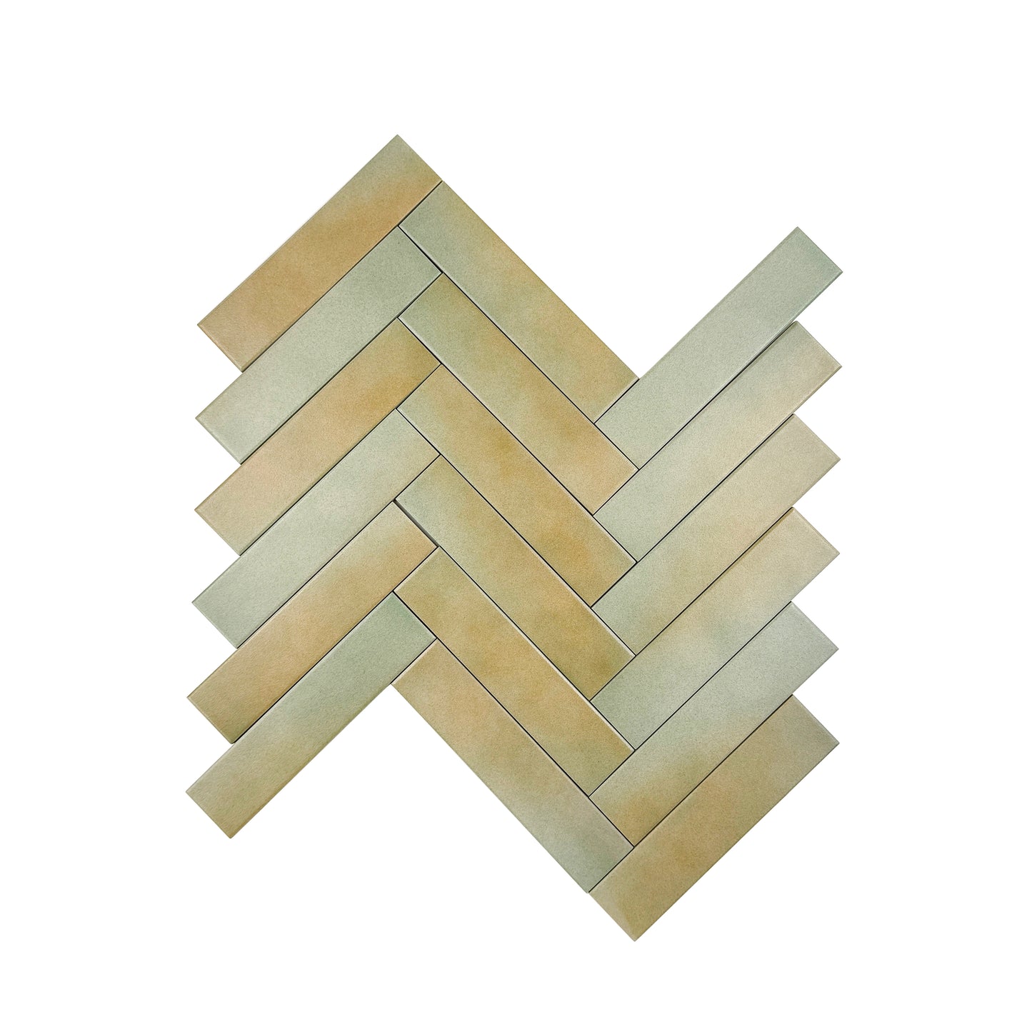 Light brown and grey mixed Matte Porcelain Artisanal Tile
