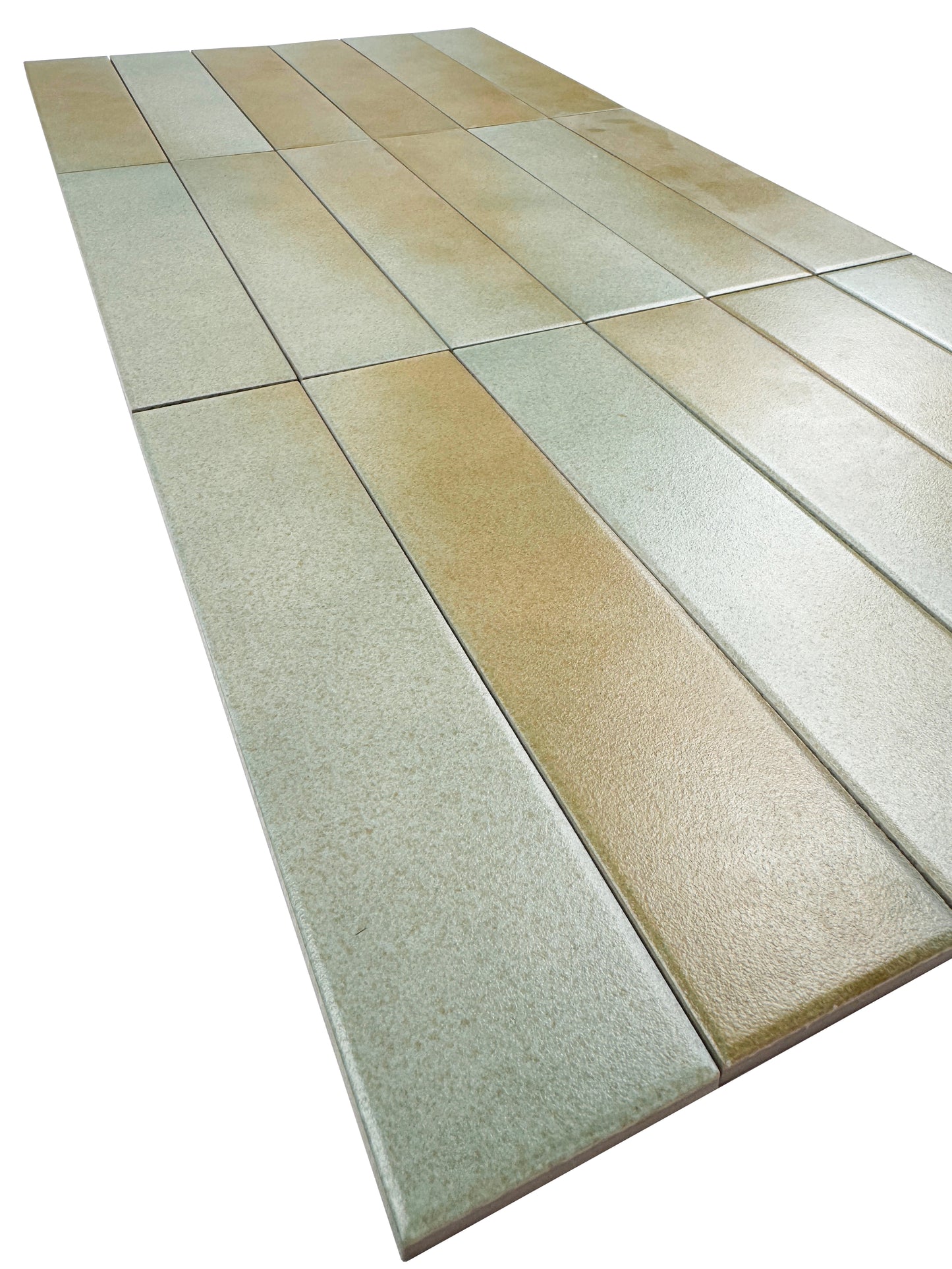 Light brown and grey mixed Matte Porcelain Artisanal Tile