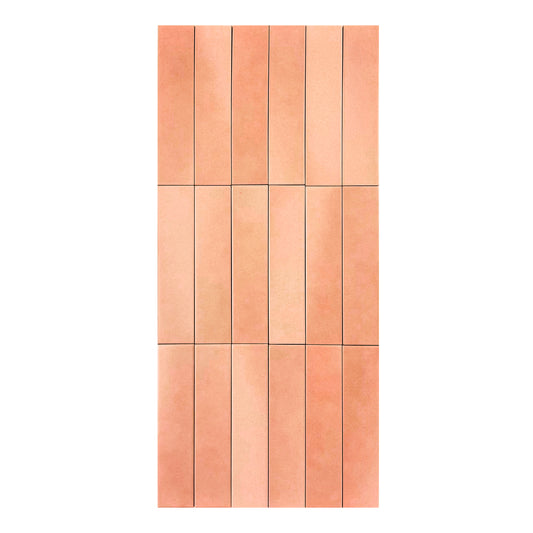 Pink Matte Porcelain Artisanal Tile