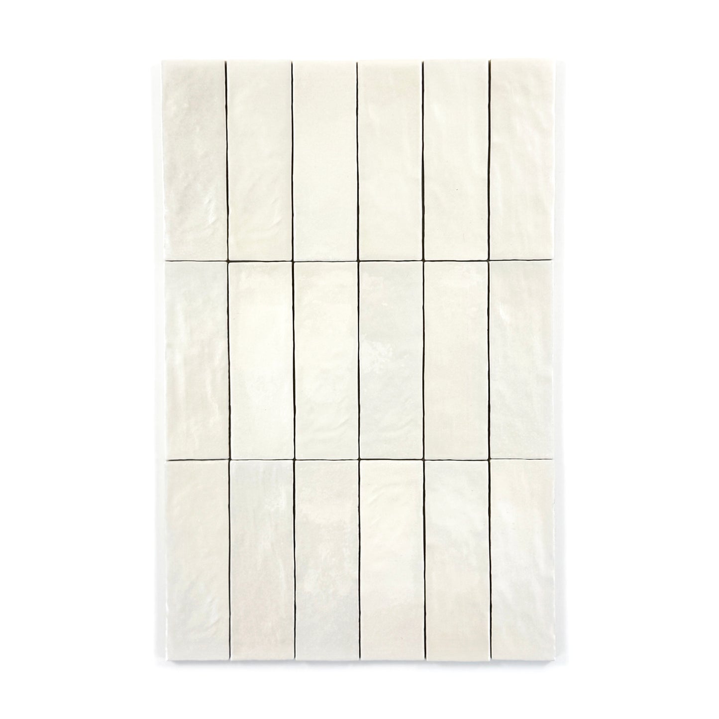 Spanish Moonlight Pearl Series Light Beige Matte Ceramic Artisanal Tile