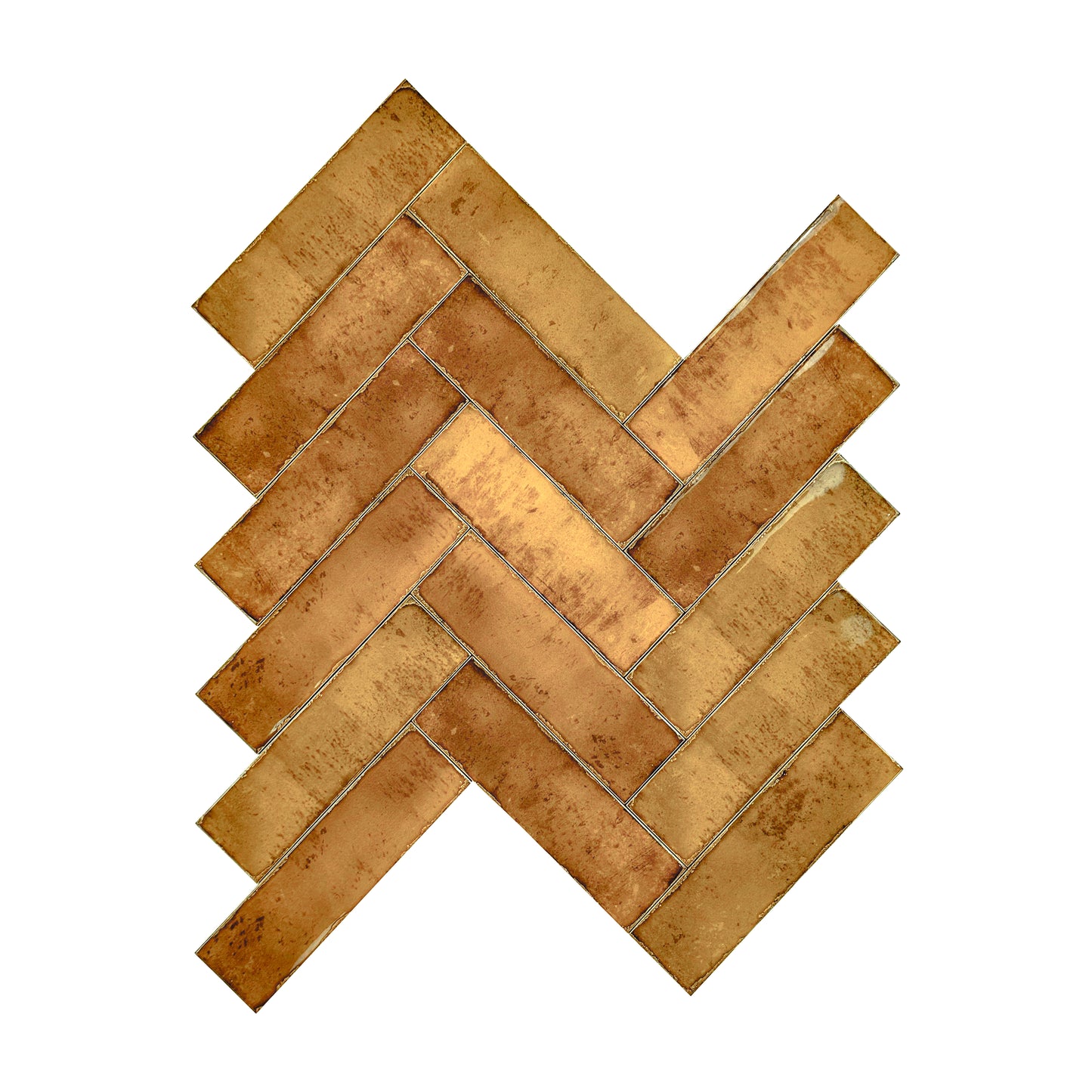 Honey Glossy Glazed Ceramic Artisanal Tile