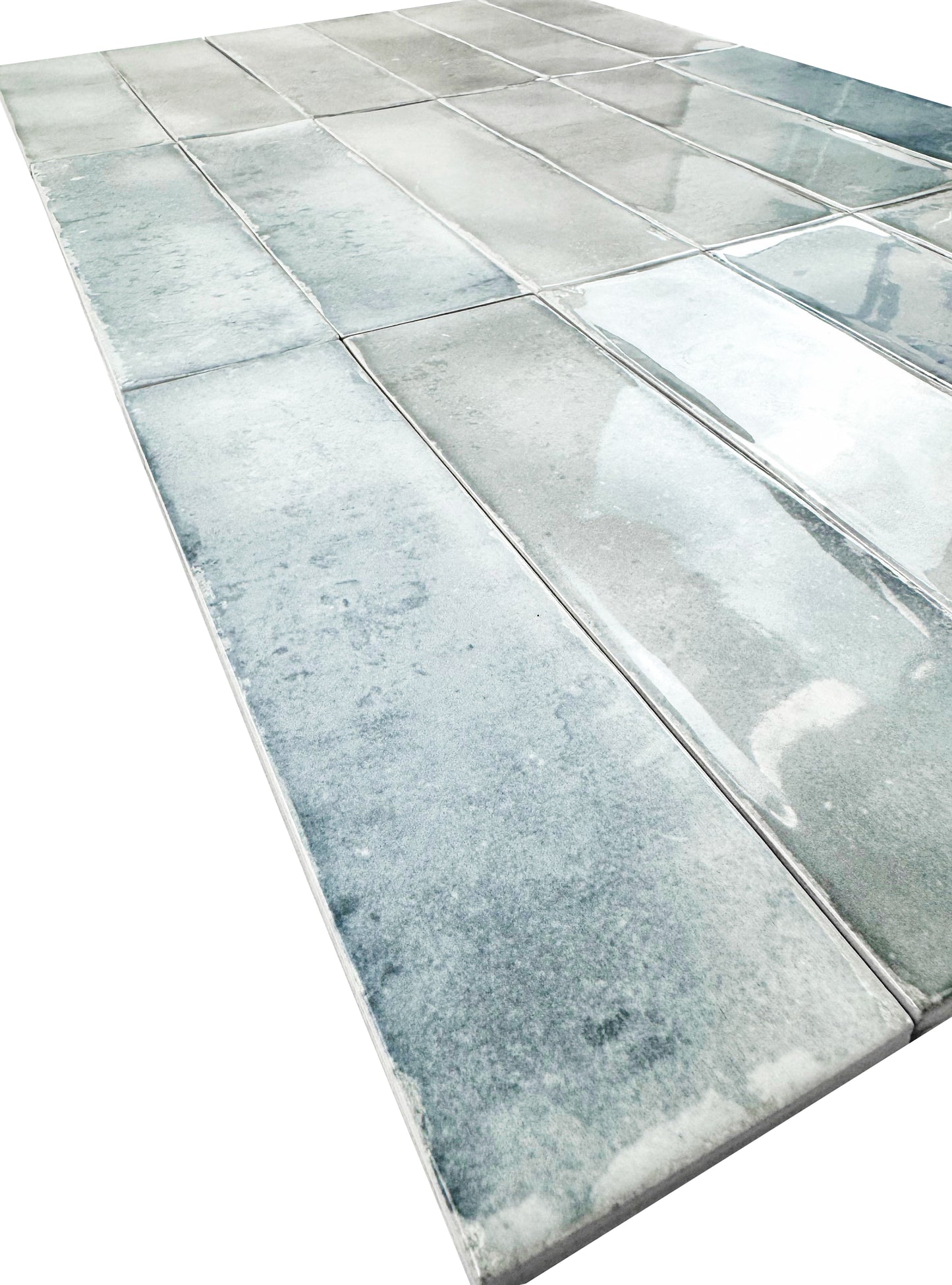 Pearl Glossy Glazed Ceramic Artisanal Tile
