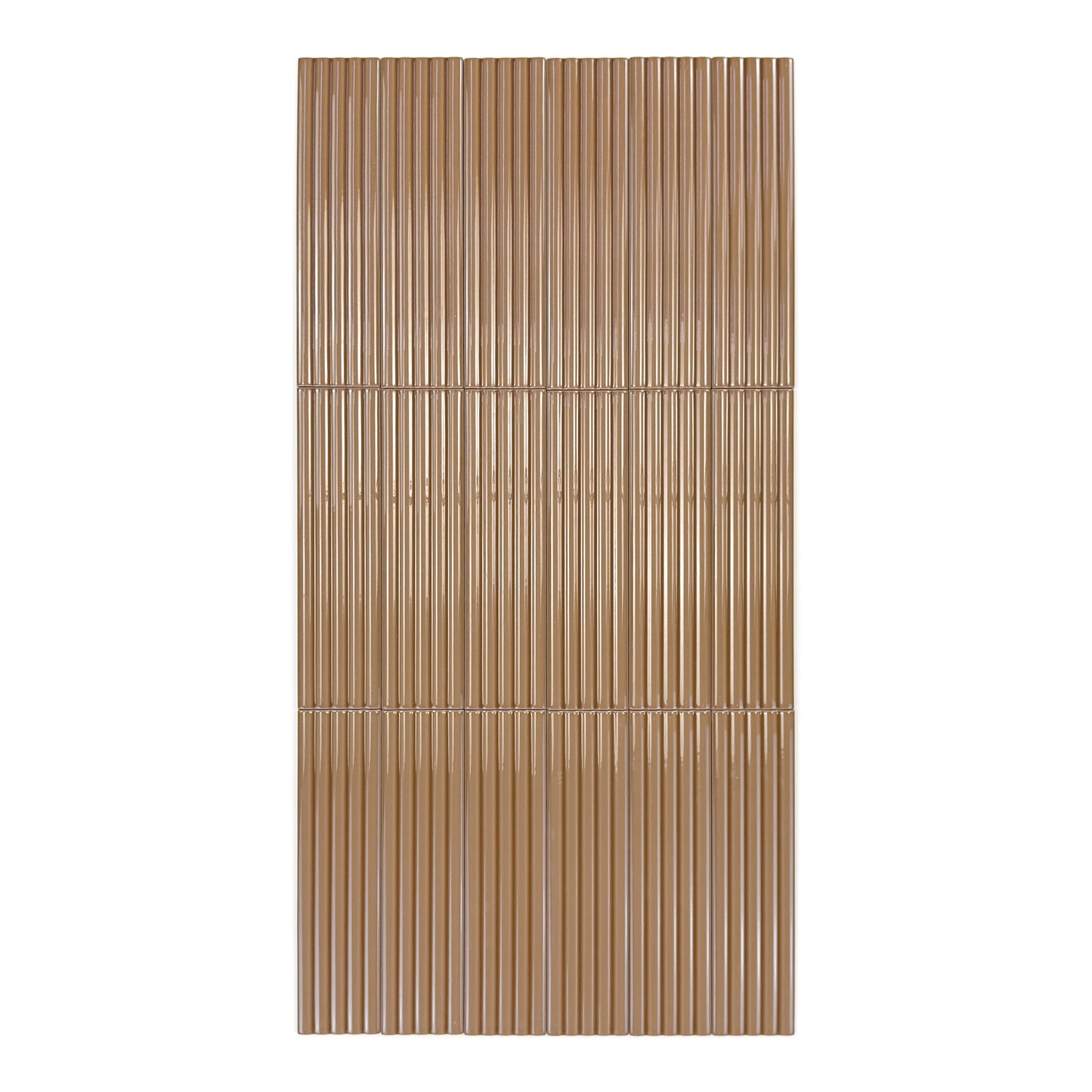 Cinque Terre Series Caramel Brown Glossy Porcelain Artisanal Tile